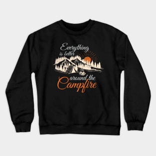 Everything is better around the Campfire Crewneck Sweatshirt